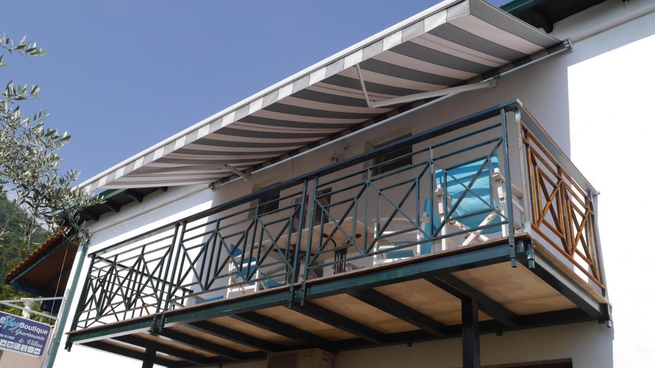 Blue Sky Apartments Skala Potamia  Bagian luar foto